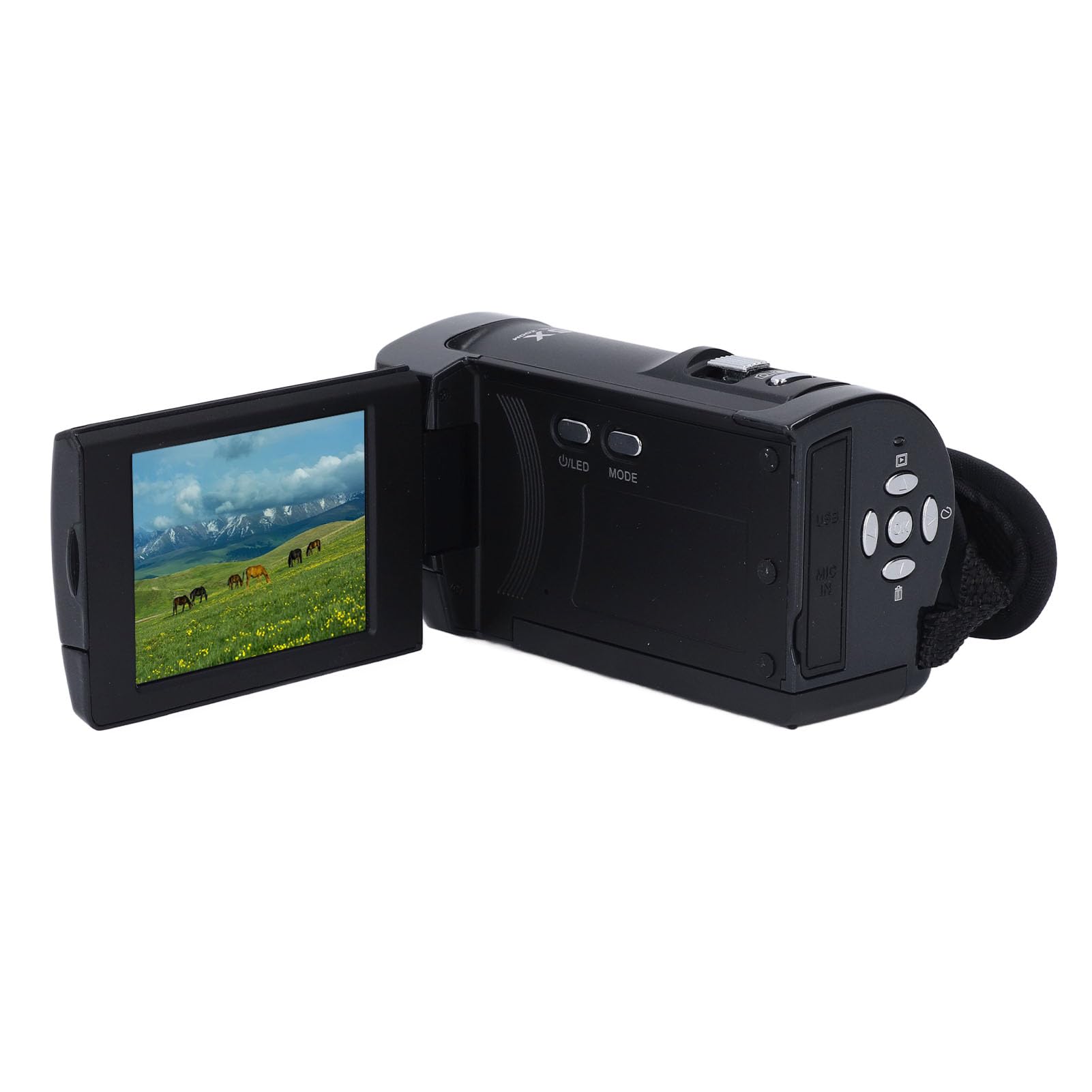 Dpofirs 2.7K Video Camera, 50MP 16X Digital Zoom Camcorder with LED Fill Light, 270 Degree Rotation Screen, Webcam Functionality for Live Streaming (32GB)-picture-19