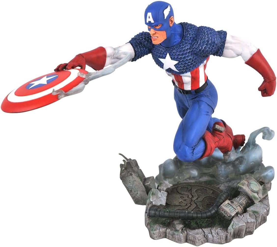Marvel Diamond Select Toys GALLERY VS CAPTAIN AMERICA PVC STATUE