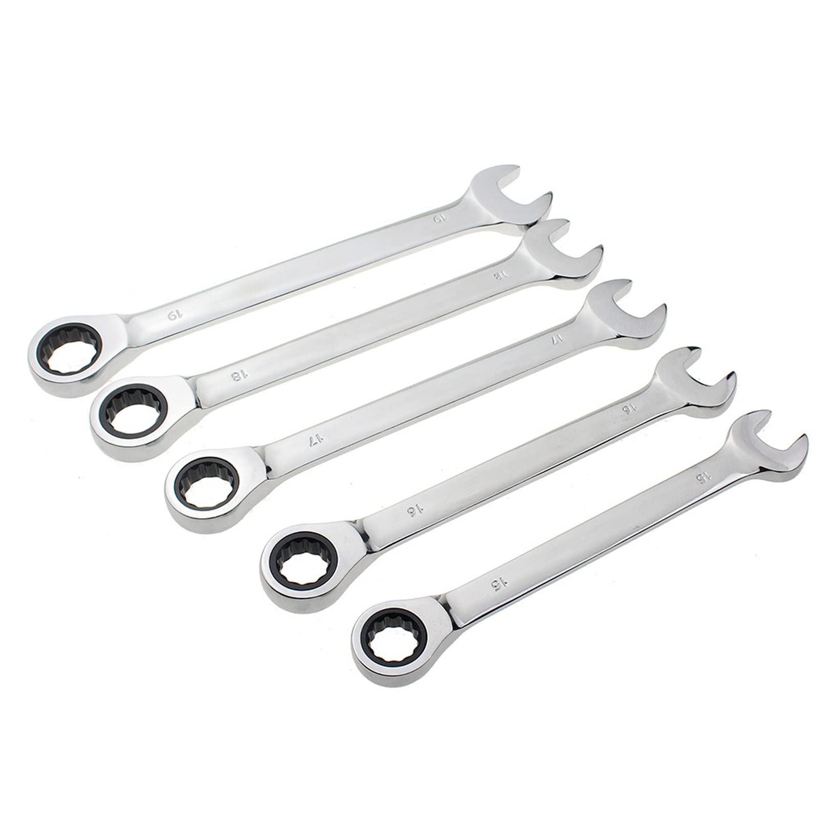 Brrnoo Set di Chiavi a Cricchetto, Set di Chiavi Metriche con Custodia 8-19 Mm per Manutenzione Domestica, Riparazione Meccanica, Riparazione Auto e Riparazione Biciclette (12 Pezzi