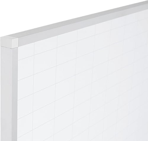 Miniatura 8 de MasterVision Planificador magnético de porcelana platino de borrado en seco de 1 x 2 pulgadas, 36 x 24 pulgadas, marco de aluminio (CR0630830)