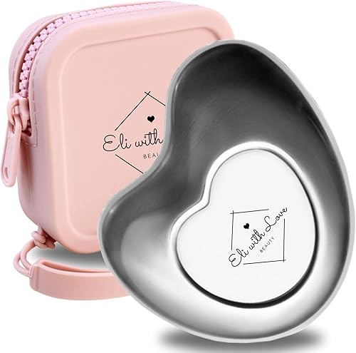 Tablero avanzado de acero inoxidable Gua Sha GuaSha con estuche de transporte de silicona, herramientas faciales Gua Sha para el cuidado de la piel,