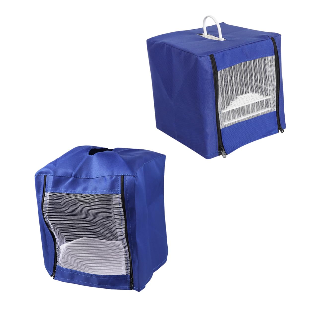 Happyyami Bird Mesh Cage Cover Birdcage Skirt Bird Accessory Birdcage Covers Blue Mesh Net Bird Supplies