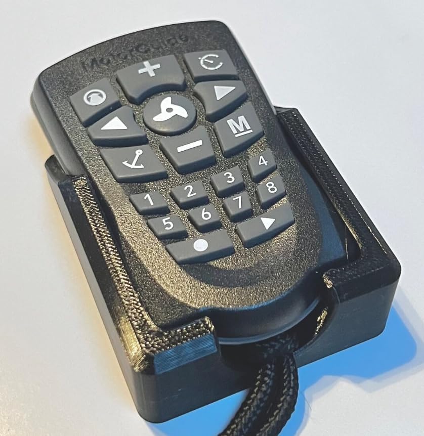 Remote Holder fits Motorguide Xi3 & Xi5 GPS Pinpoint Trolling Motor Remote - Crafted in the USA