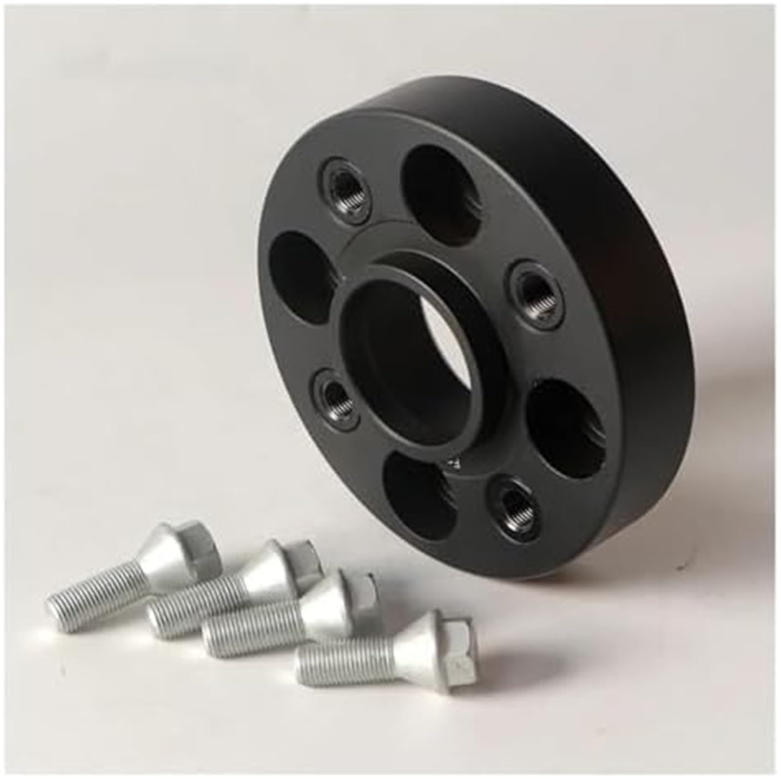 Dystans koła zawieszenia Adaptery kół 2 sztuki 20 50Mm Element dystansowy Pcd 4X100 Cb 57.1Mm, na 4 otwory dla samochodu Volkswagen Polo Jetta Gol(BLACK 2PCS 40MM)