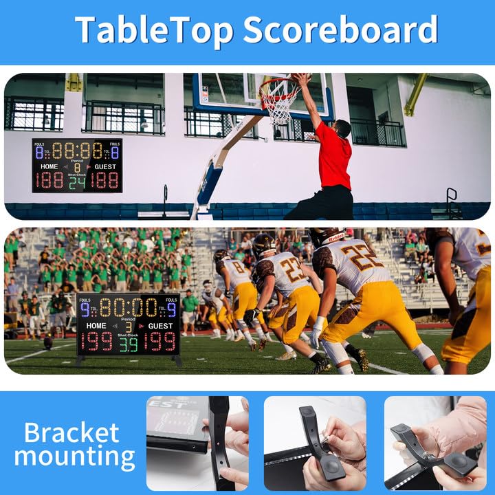 Marcador electrónico multisport para mesa portátil miniatura 5
