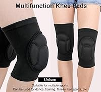 Vista 5 de Rodilleras para Mujeres y Hombres, Rodilleras de Baloncesto, Rodilleras de Voleibol para Mujeres y Hombres, Rodilleras de Lucha, Equipo de Lucha