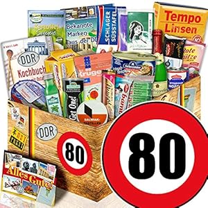 Ostalgie Geschenkset / DDR Spezialitäten / Geburtstag 80 / Geschenkset Mutter