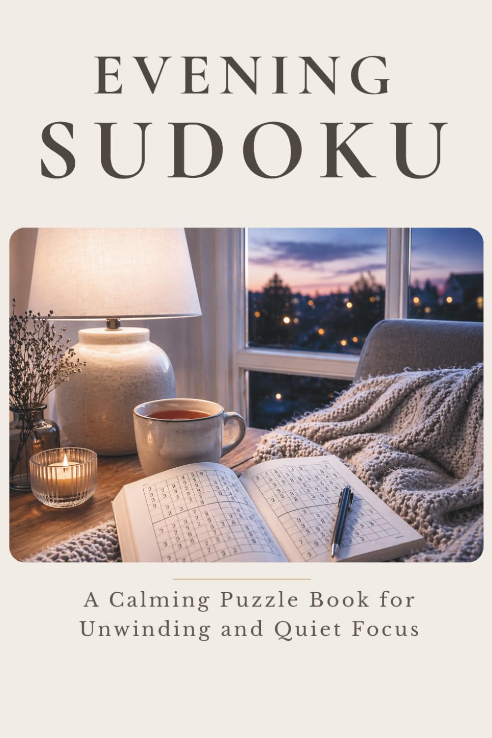 Evening Sudoku: A Calming Puzzle Book for Unwinding and Quiet Focus (The Cozy Puzzle Collection)