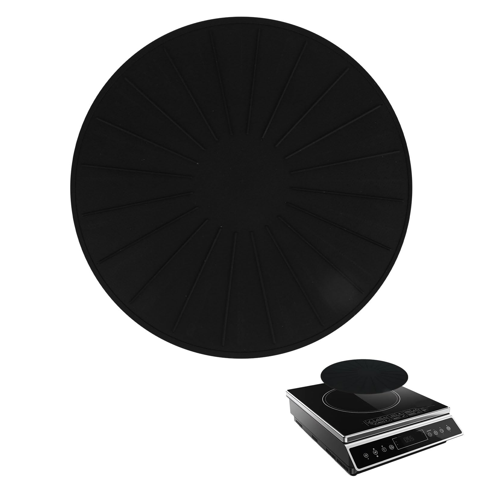 Tapis de cuisson en silicone lasuroa de 28cm pour plaque induction