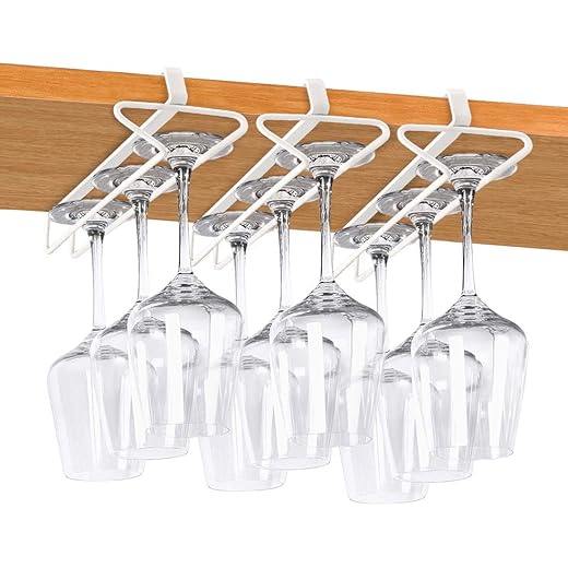 Metal Cabinet Stemware Holder - Pack of 3