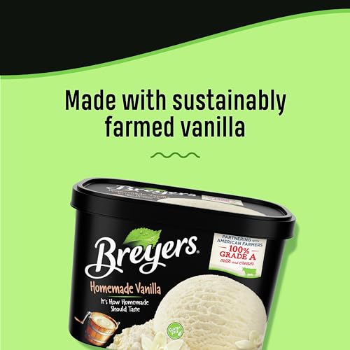 Breyers 0077567254238 Classics Ice Cream For A Delicious Frozen Treat Natural Vanilla Made thumb #4