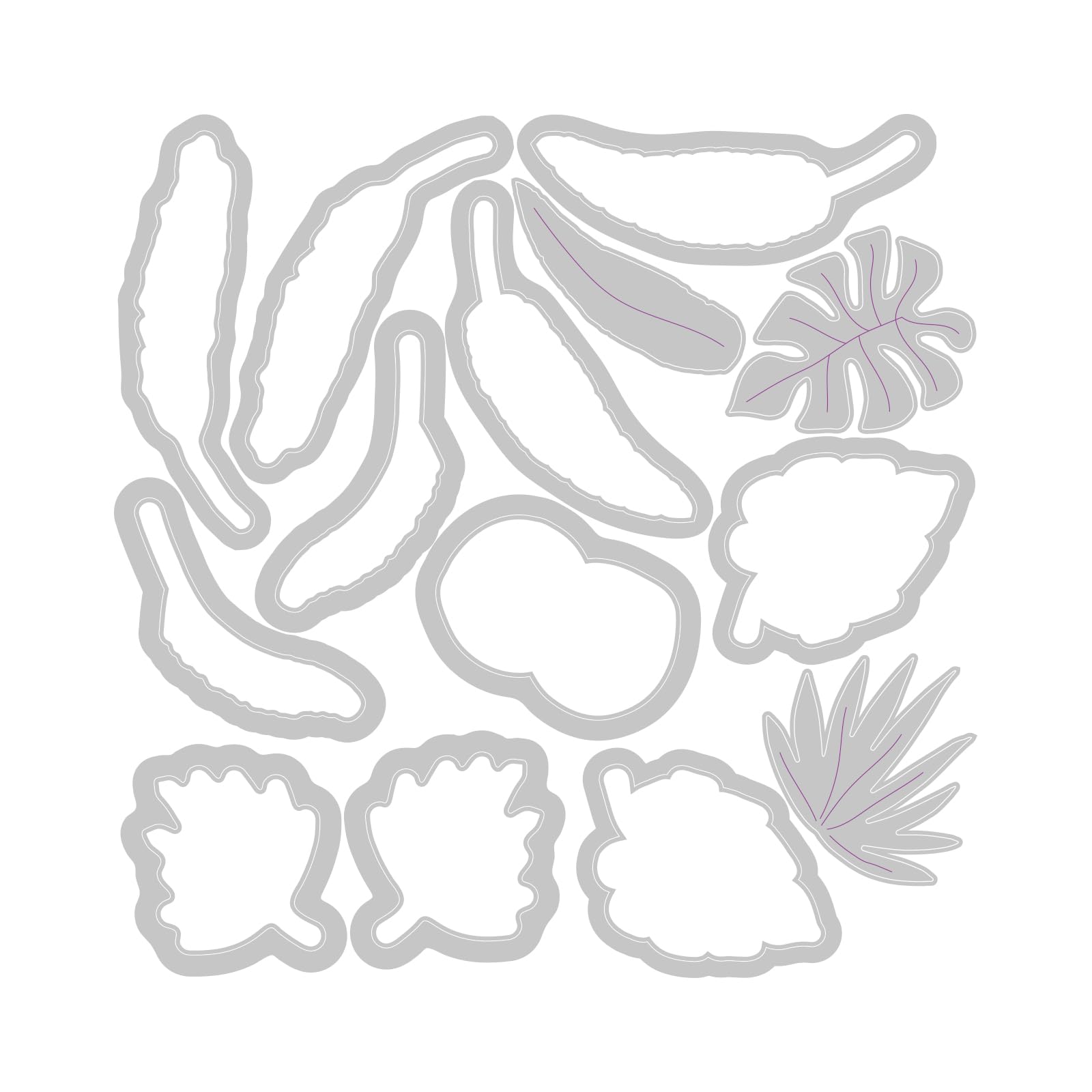 Sizzix® Thinlits® Die Set 14PK - Stay Wild #2 by Catherine Pooler, Silver - Image 2