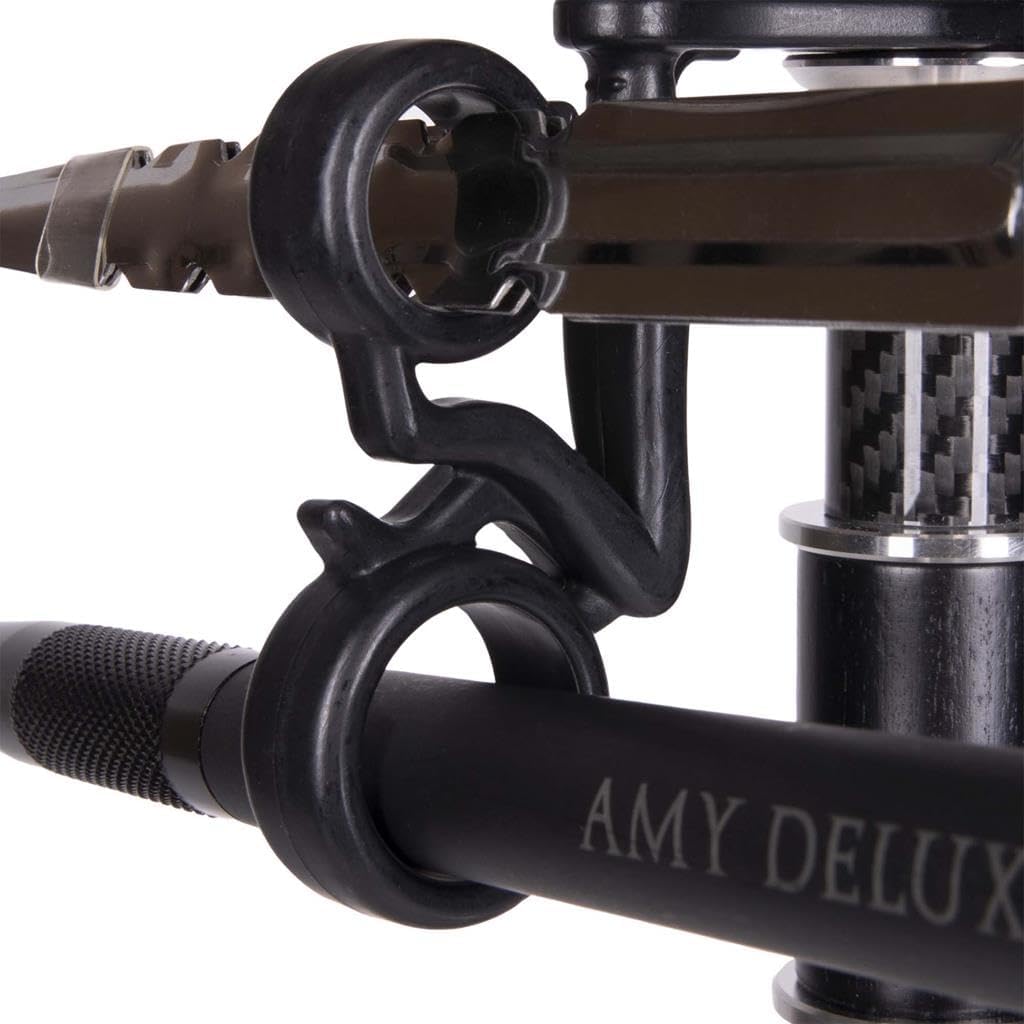 Amy Deluxe German hookah shisha set, ss26.02 Carbonica Solid S (black-trasparent)