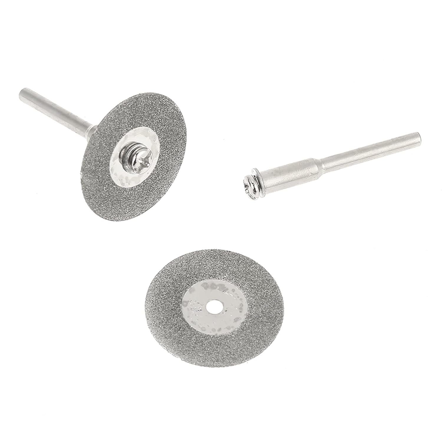 Rotary Tool Accessories Golf Tees Plastic Cutting Wheels Set with 30Pcs Drill Bit and 10Pcs Saw Blade and 2Pcs Handle for Wood Plastic Metal Cutting