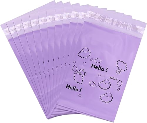 Lindas bolsas de eliminación de almohadillas sanitarias moradas, paquete de 200, 7 x 12 pulgadas, opacas, bolsas de eliminación de higiene femenina
