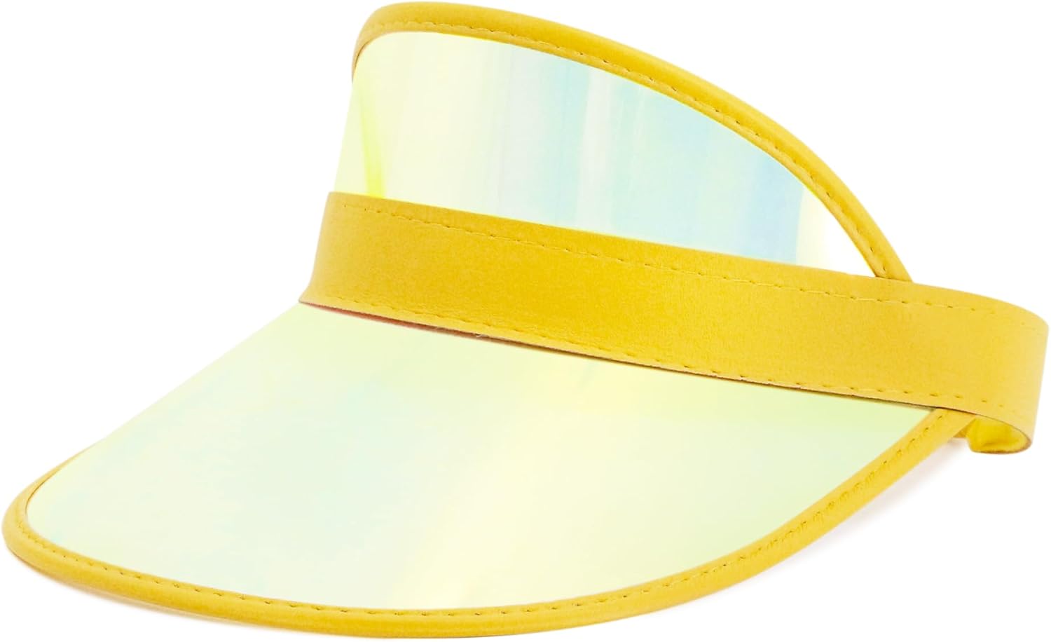 Surkat Plastics Clear Sun Visors UV Protection Hat Cap Headwear Sunhat for Golf Tennis Beach Cycle