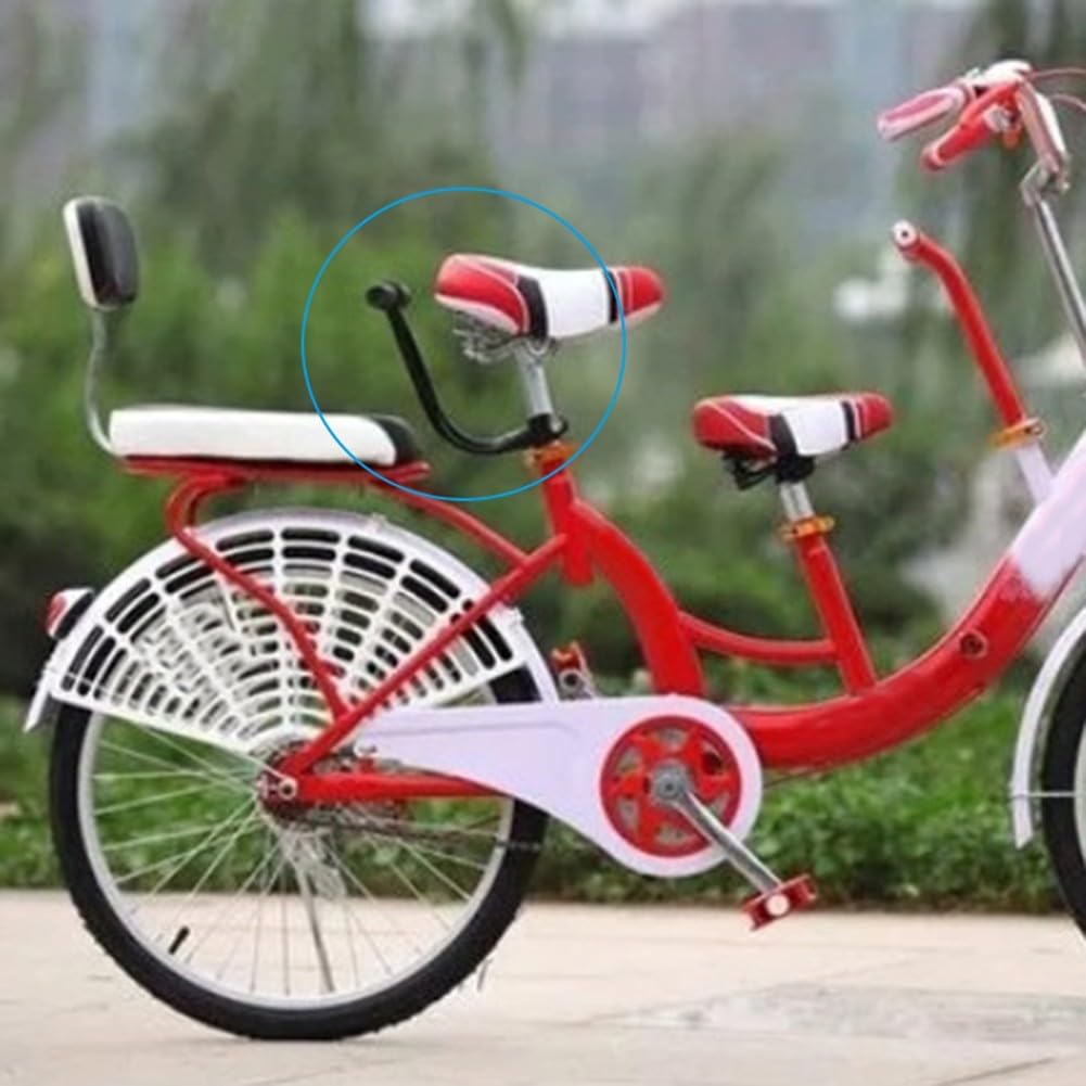 BlissfulAbode Bracciolo di sicurezza per seggiolino per bicicletta per bambini, maniglia posteriore per MTB (M)
