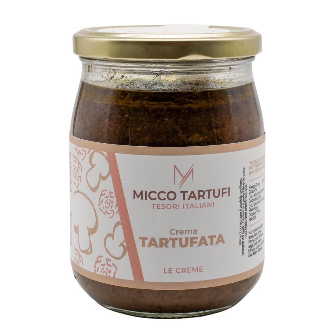 Crema Tartufata (Tuber Aest. Vitt.) - 500g - Pronta all'uso - Gourmet - Made in Italy