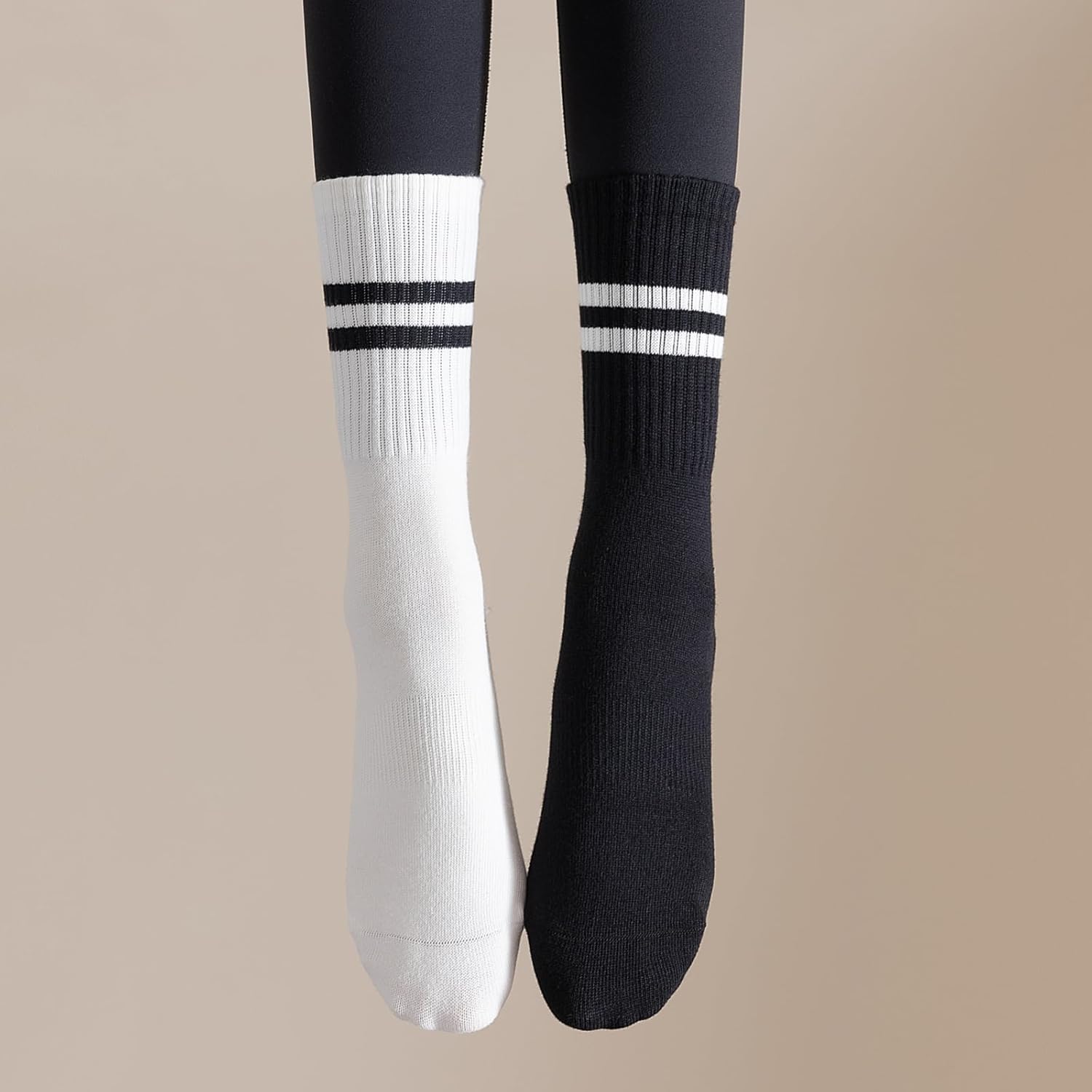 Yoga Socks with Non-Slip Grips for Women - 4 Pairs Pilates, Barre, Gym, Dance Workout Anti-Skid Socks - Image 8