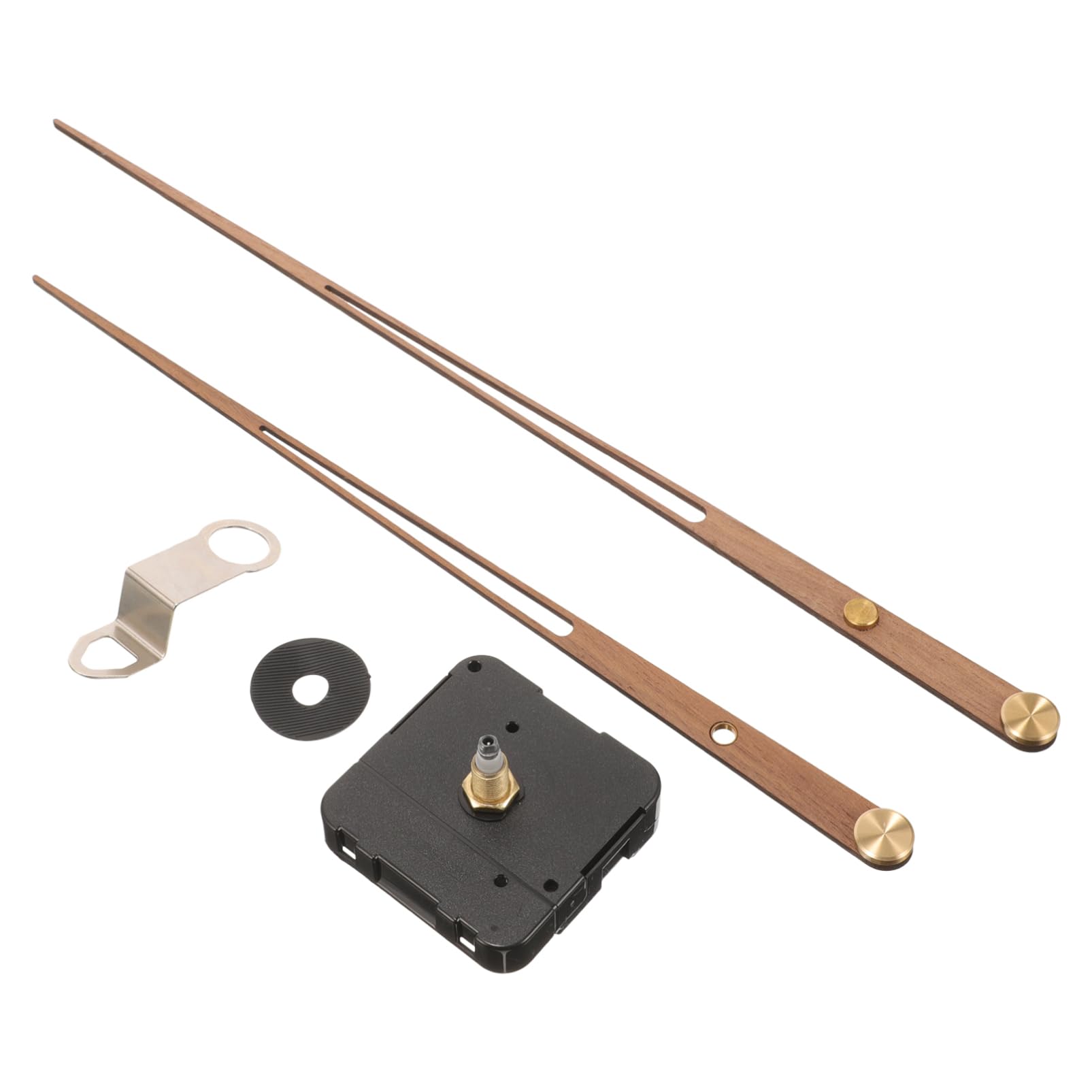 Homoyoyo 5 Sätze DIY Uhrwerk mit Hohem und Eleganten Holzzeigern für Wanduhr für Stilvolle DIY Uhrenprojekte Uhrwerk und Zeiger