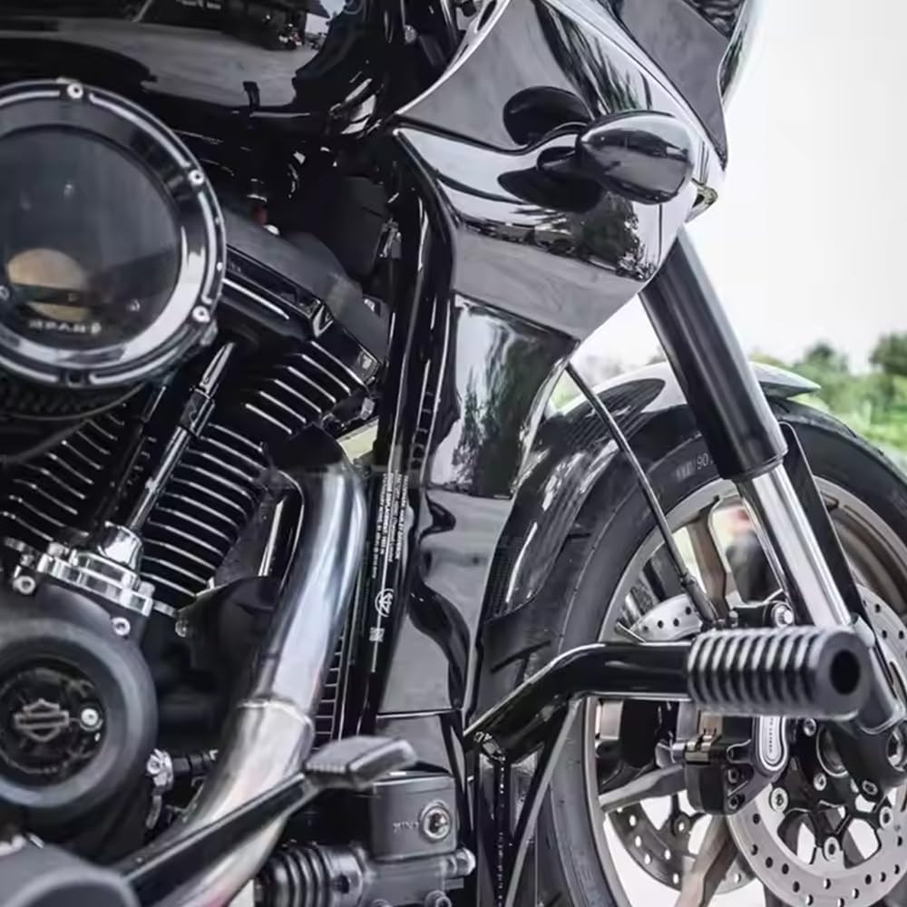 FOR Softail Lowrider ST FXLRST 2022-2024 Motorcycle Gloss Black Chin Spoiler Fairing