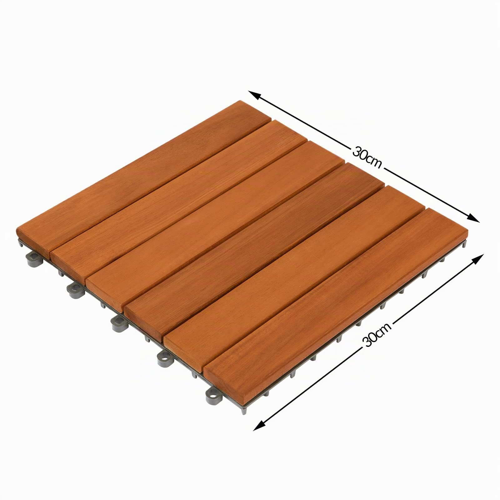 CASARIA Holzfliesen FSC®-zertifiziertes Akazienholz 3 m²