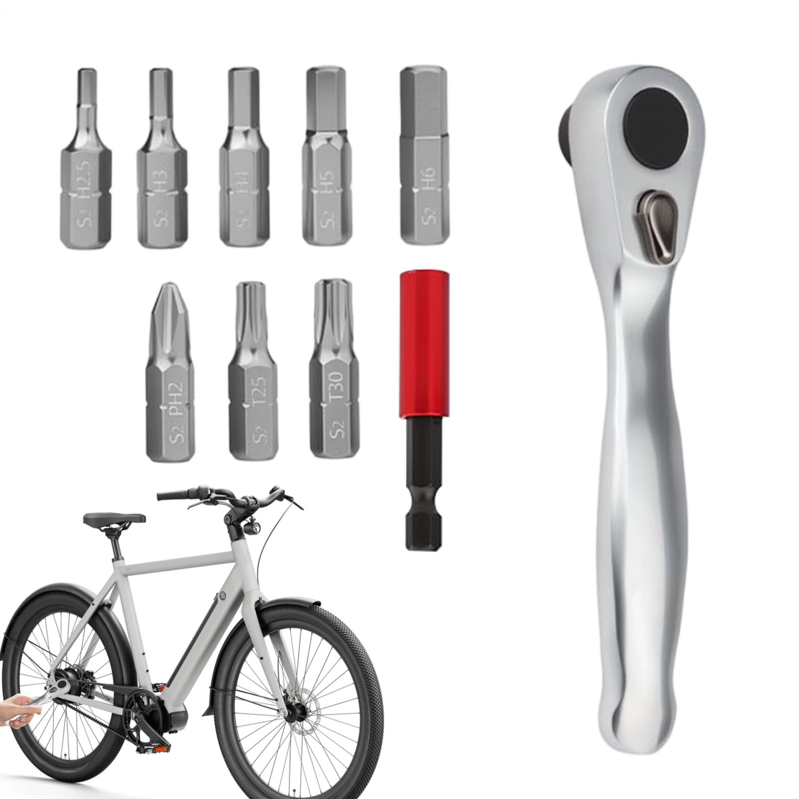 Kit d'outils de VTT compact pour résoudre les pannes mécaniques en plein milieu de nulle part