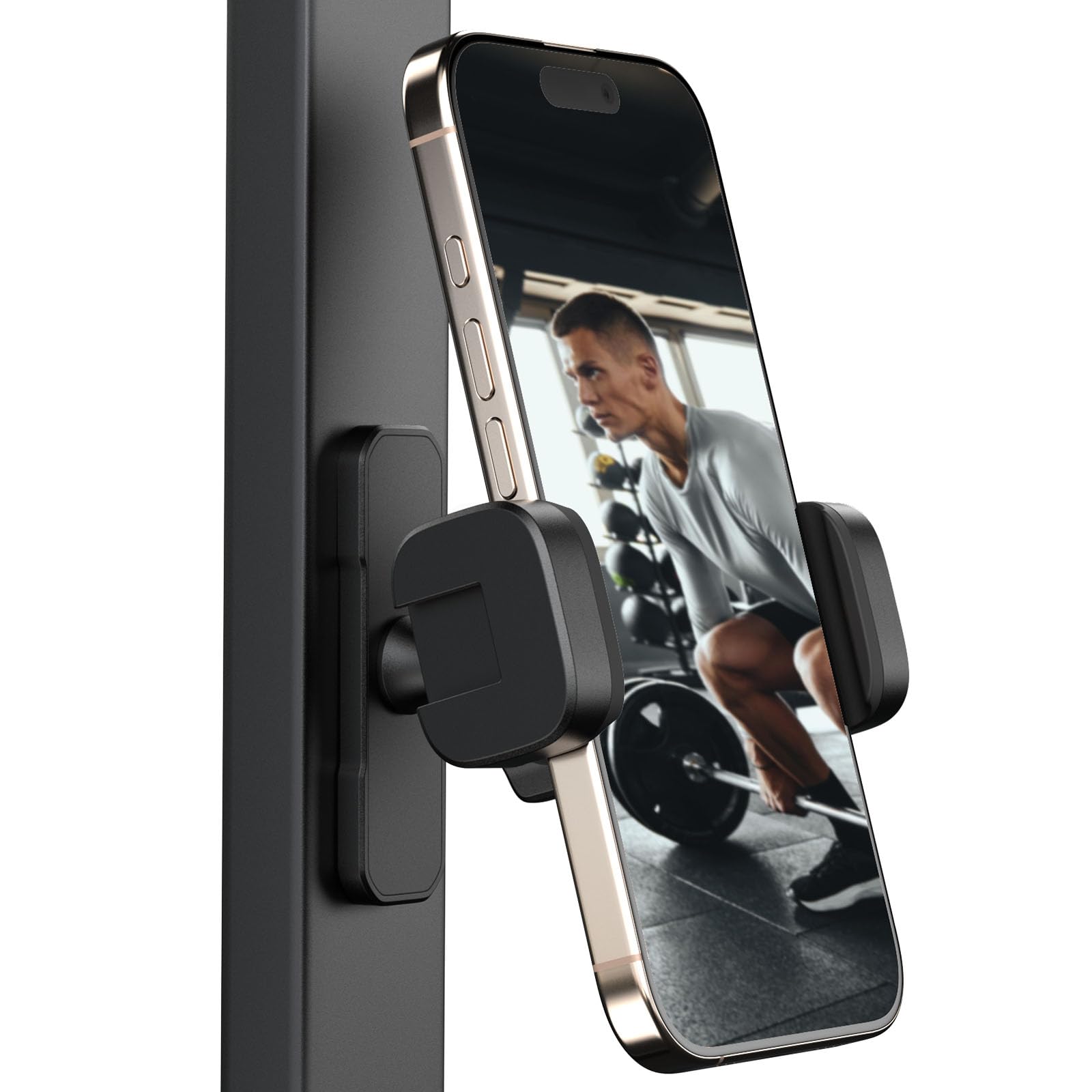 Support Téléphone Magnétique MyGadget - Base Aimantée 360°, Fixation Collante, Universel IPhone & Android, 2 Pièces