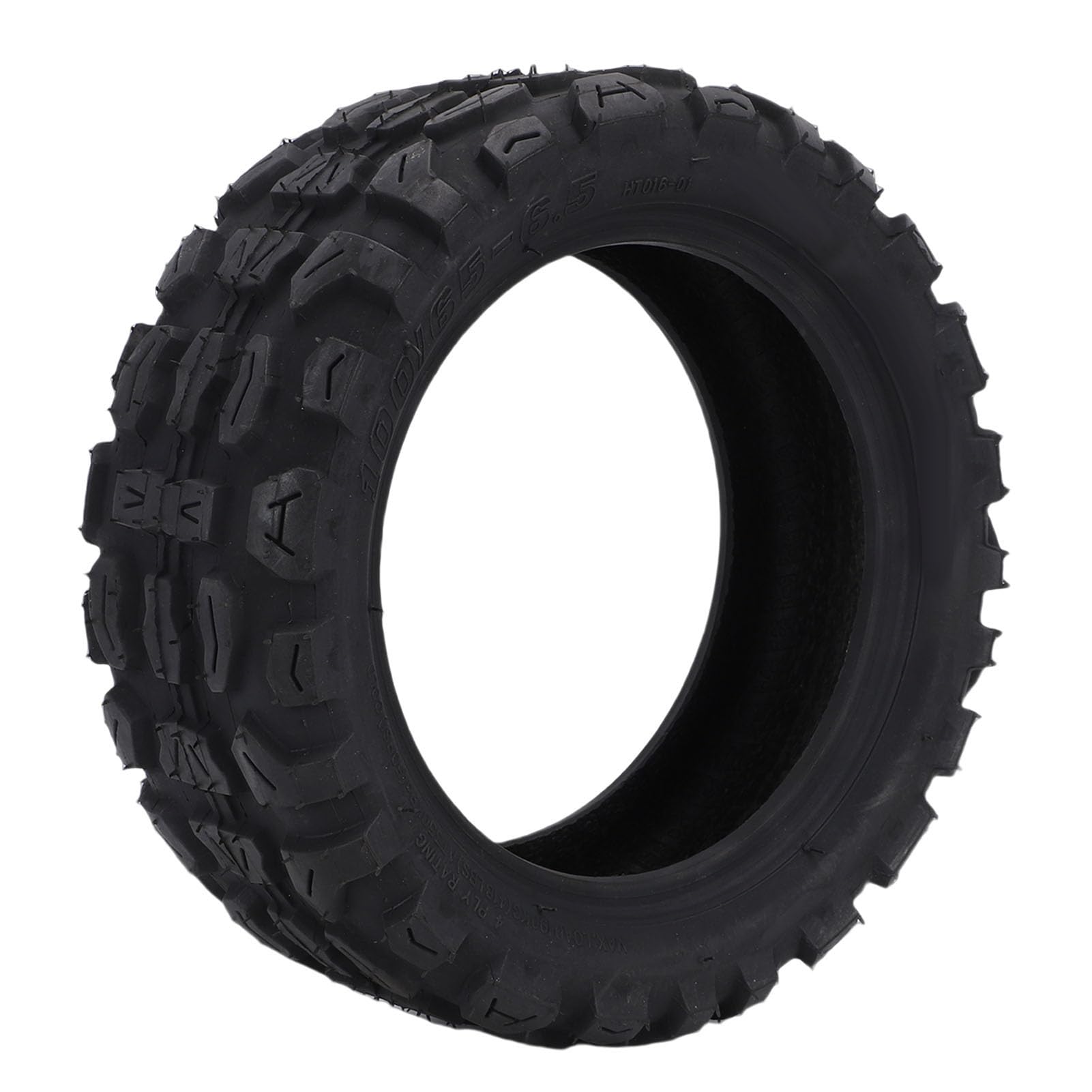 100/65-6.5 Tire, Rubber Off Road Vacuum Tire Replacement for Electric Scooter, Shock Absorption Anti Impact Tubeless Wheel Modification Accessories