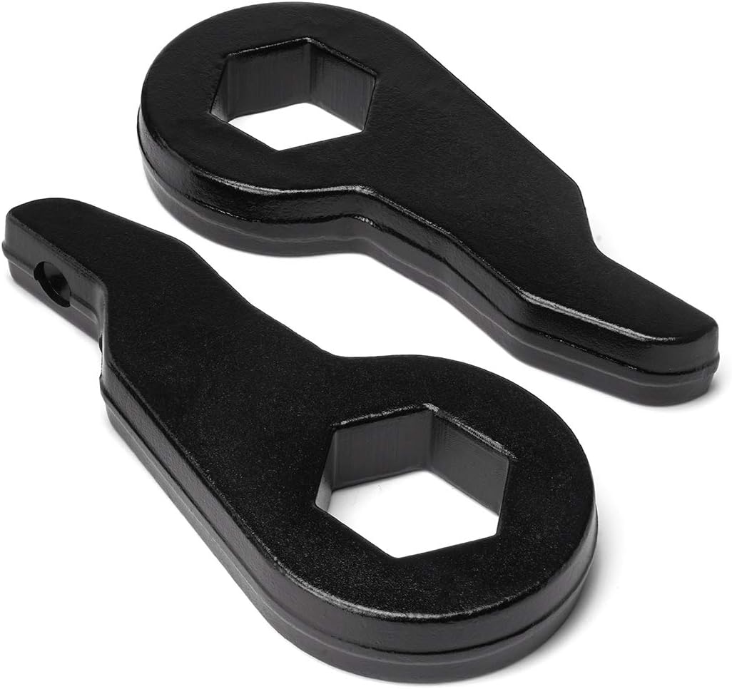 Fits 1999-2007 Silverado/Sierra 1500, 1995-2006 Tahoe, 1992-2006 Yukon 1500, 1992-2006 Suburban and 2002-2006 Avalanche Adjustable 3" Fr Torsion Keys Carbon Steel Lift Kit