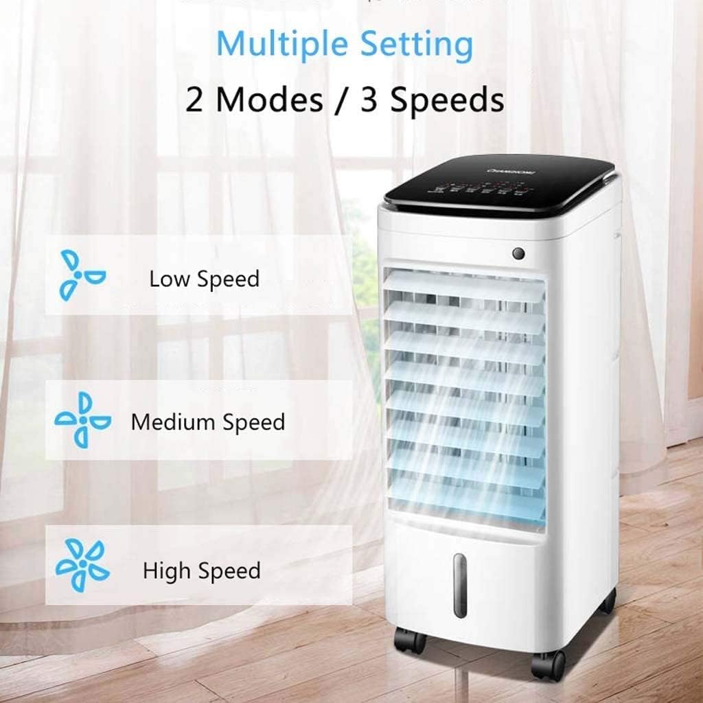Mobile Air-Conditioning Fan Water-Cooled Air Conditioner with Dehumidifier Evaporative Coolers for Home,Small Portable Air Cooler