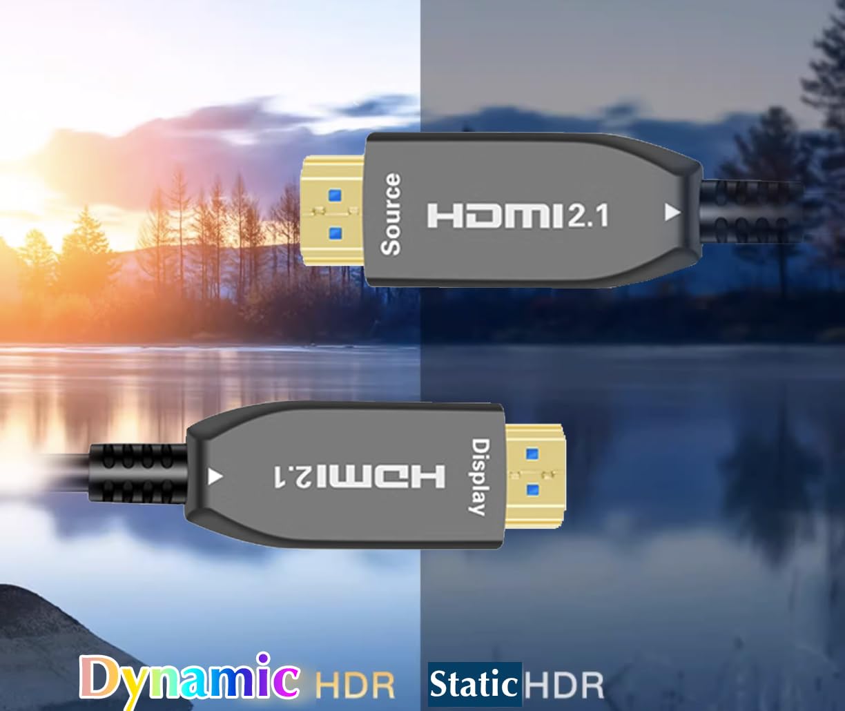 48Gbps 8K USB C To HDMI 2.1 Cable 3.3 Ft, Support 4K 120Hz And 8K 60Hz HDR - Thunderbolt 3, Thunderbolt 4, USB4 Compatible With MacBook Pro/Air, IMac - Max Resolution On