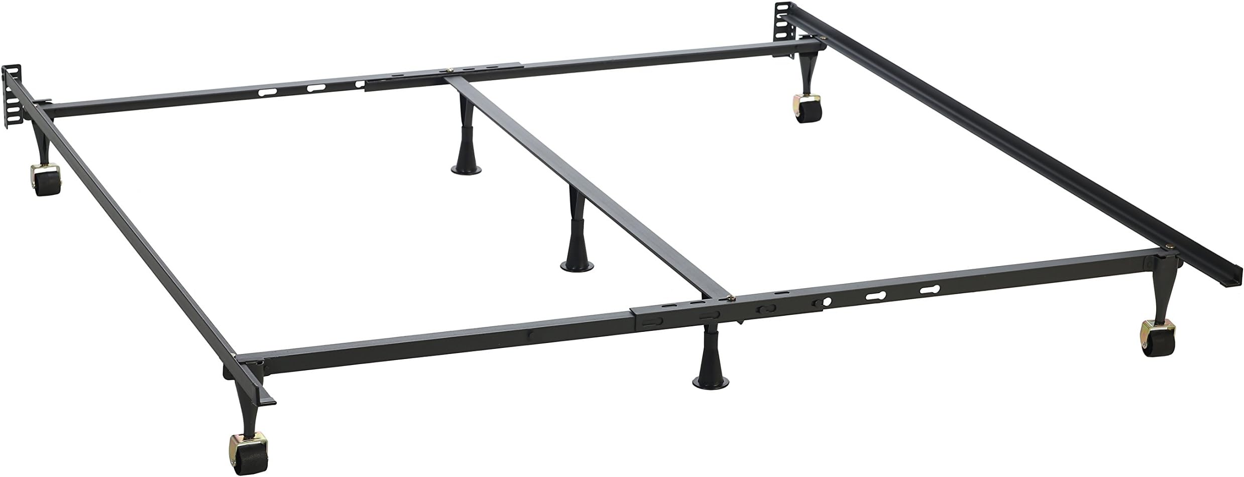 Holly-Lock Adjustable Keyhole Bed Frame, One Frame Fits