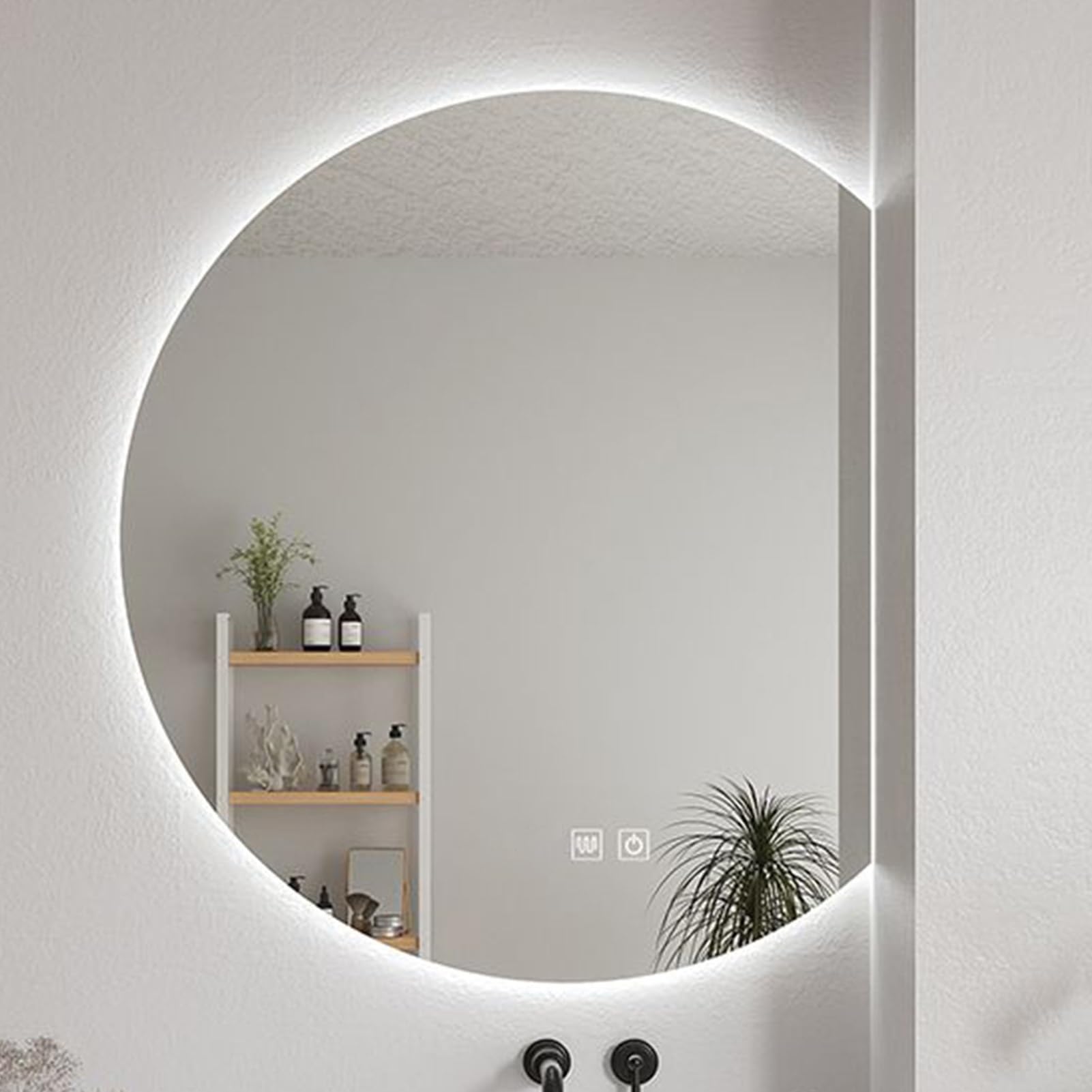 Miroir de maquillage lumineux pour une routine beauté parfaite chaque matin