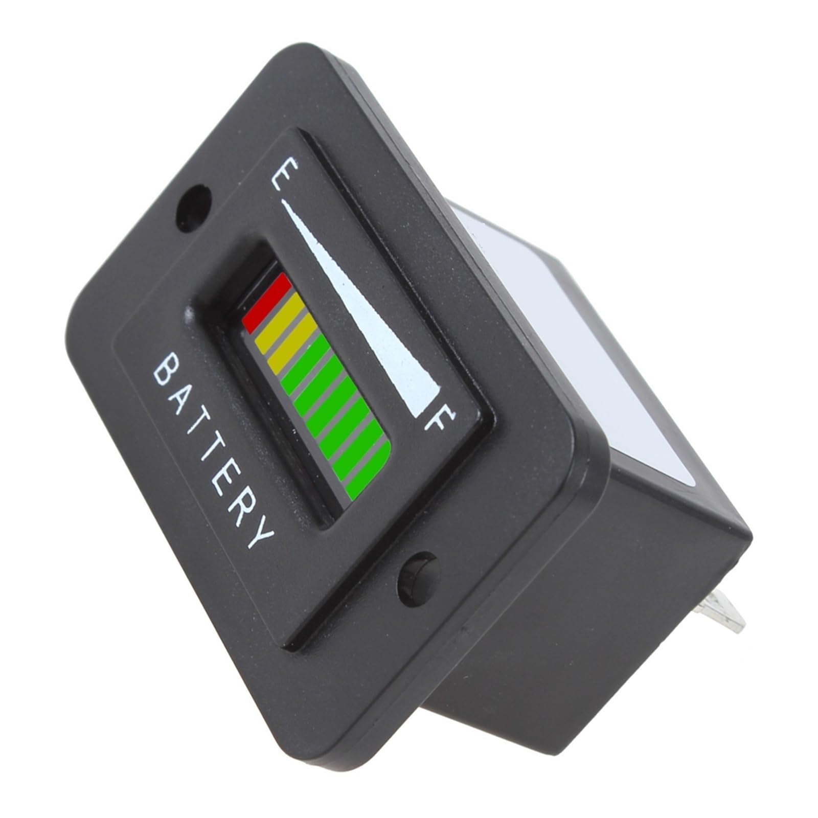 Indicatore LED della Batteria Indicatore di Carica del misuratore Tester Automatico della capacità della Batteria a 10 LED a Tre Colori(48V)
