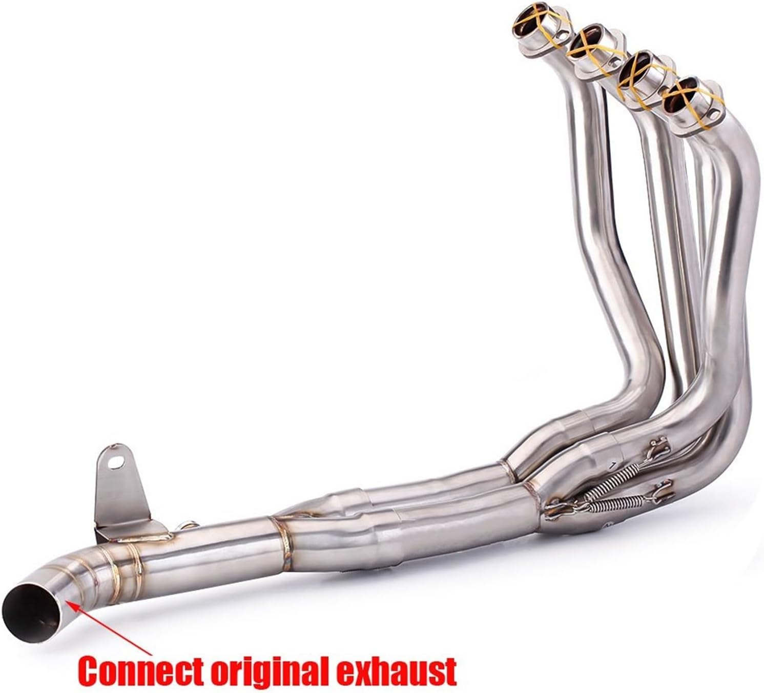 Motorcycle Exhaust Pipe for Kawasaki Z900 for Ninja 900 2017-2021 Motorcycle Front Mid Link Pipe