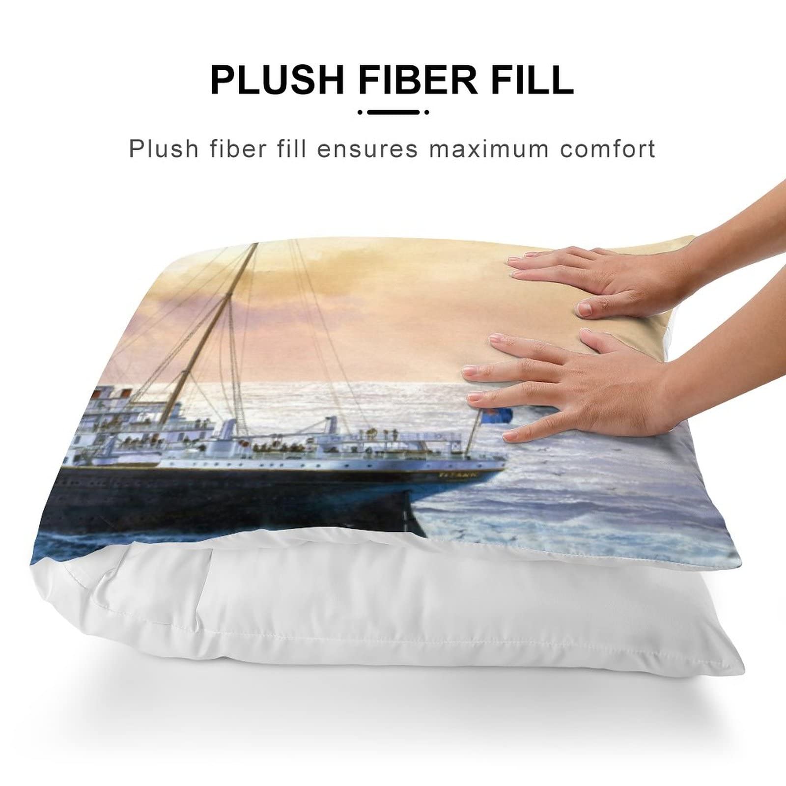 Amazon.com: Retro Titanic Famous Old Historic Pillowcase Polyester