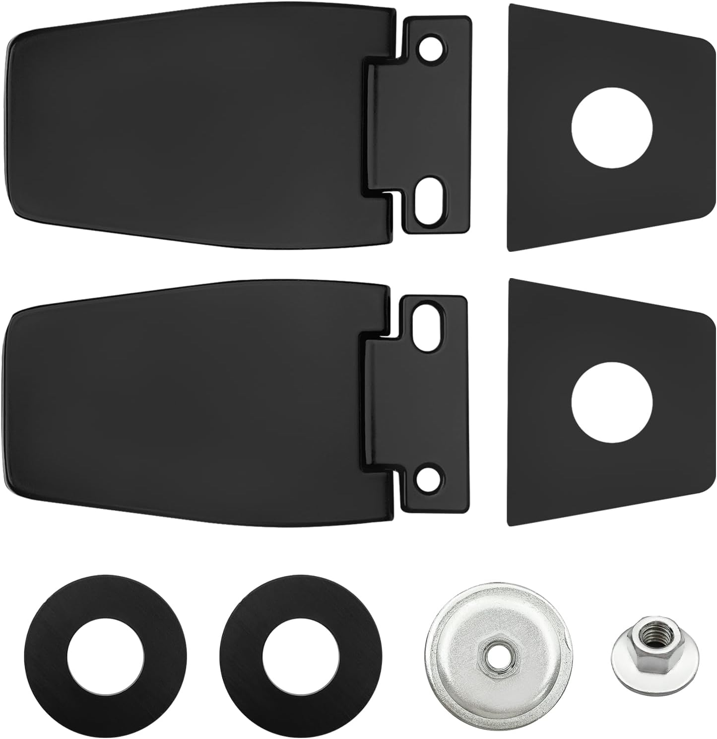 926-119 / 5013723AA / 5013722AA Right & Left Liftgate Rear Window Glass Hinge Set Compatible with Jeep Wrangler 1987-1995 & 1997-2006