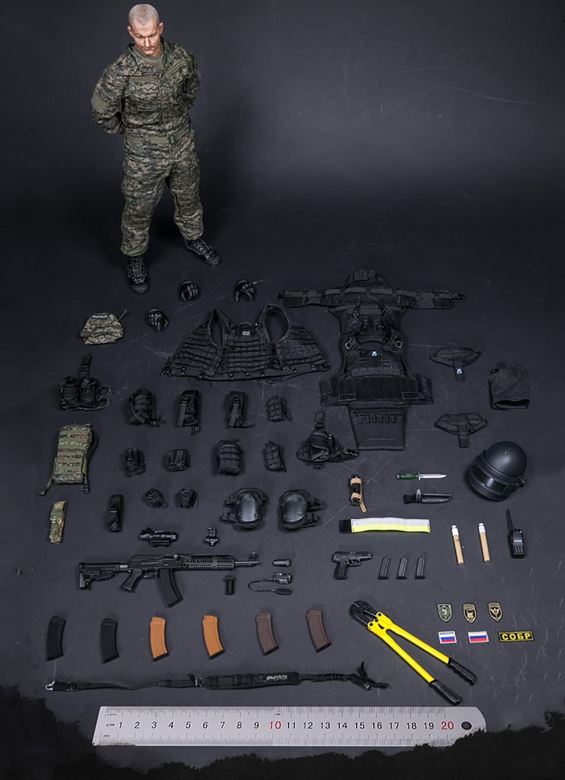 Amazon.co.jp: 1/6スケールミリタリーアクションフィギュアロシア連邦