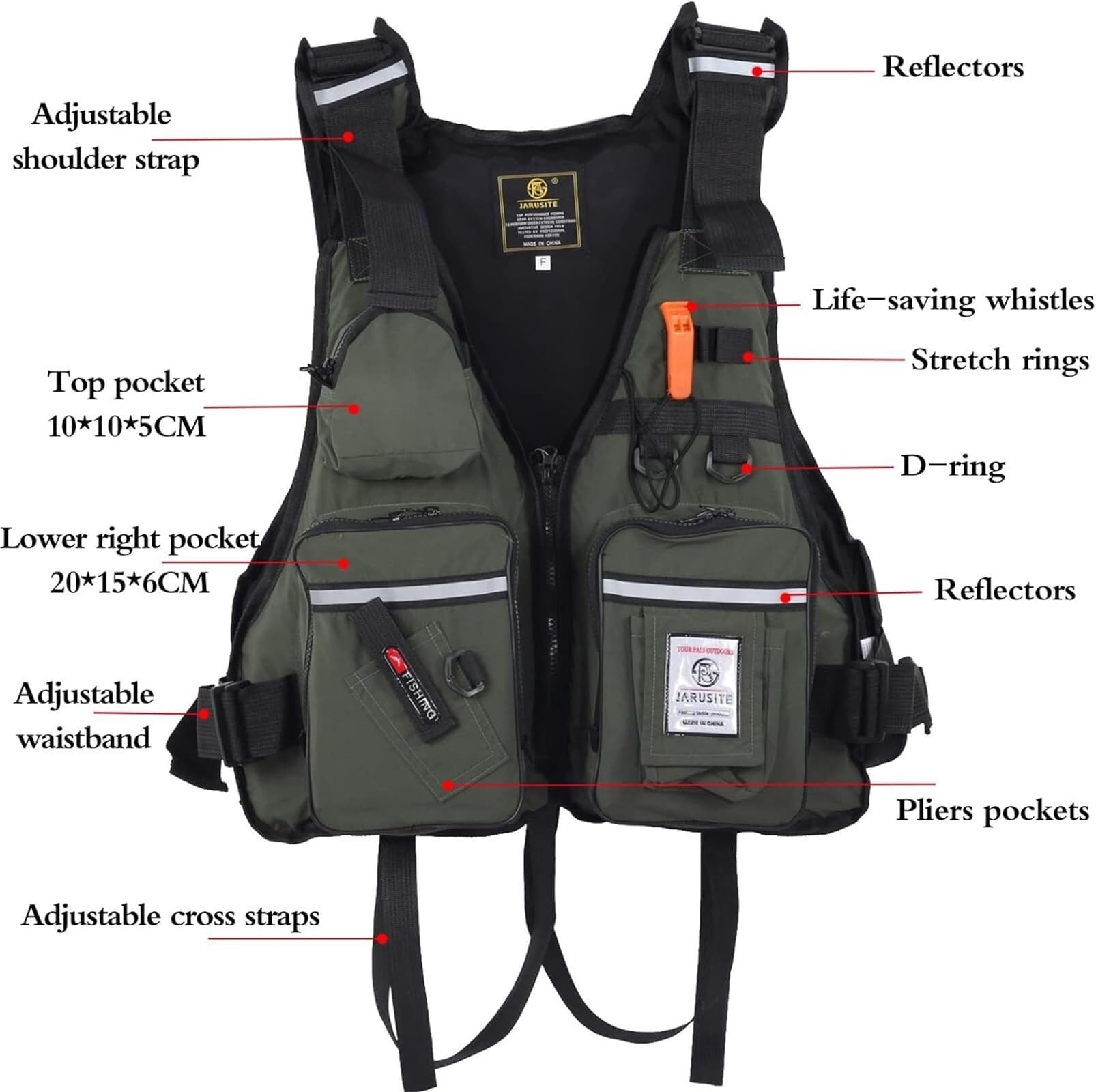 Salvagente per Adulti Salvagente ad Alta galleggiabilità Aiuto al galleggiamento Regolabile per Paddle Boarding Kayak Snorkel Sport Acquatici(Grigio)