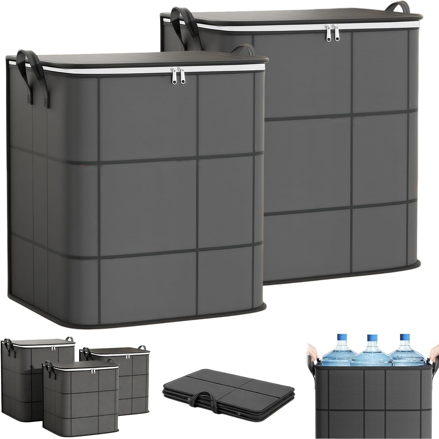 2027 New Thickened XXL Foldable Storage Bag With Reinforced Handles,XXL*2