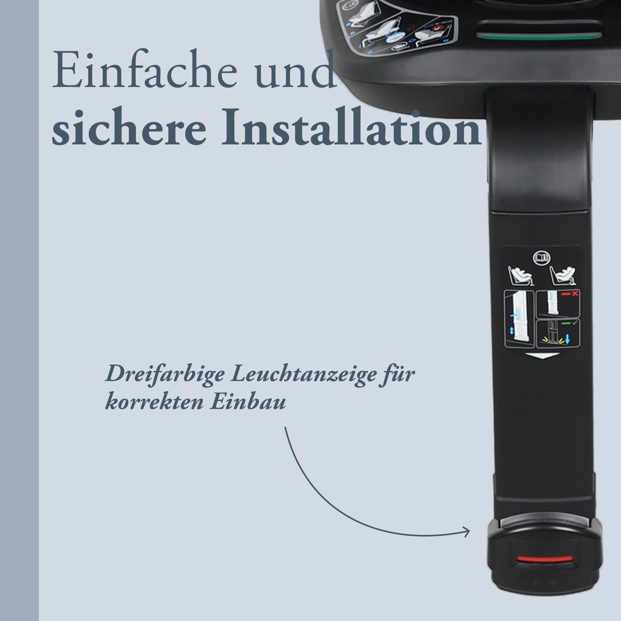 Inglesina Halley Pro, Schwarz, 360° Drehbarer Kindersitz ISOFIX, von 0 bis 12 Jahren (40–150 cm), Verstellbar und Atmungsaktiv, Zugelassen nach ECE R129/03