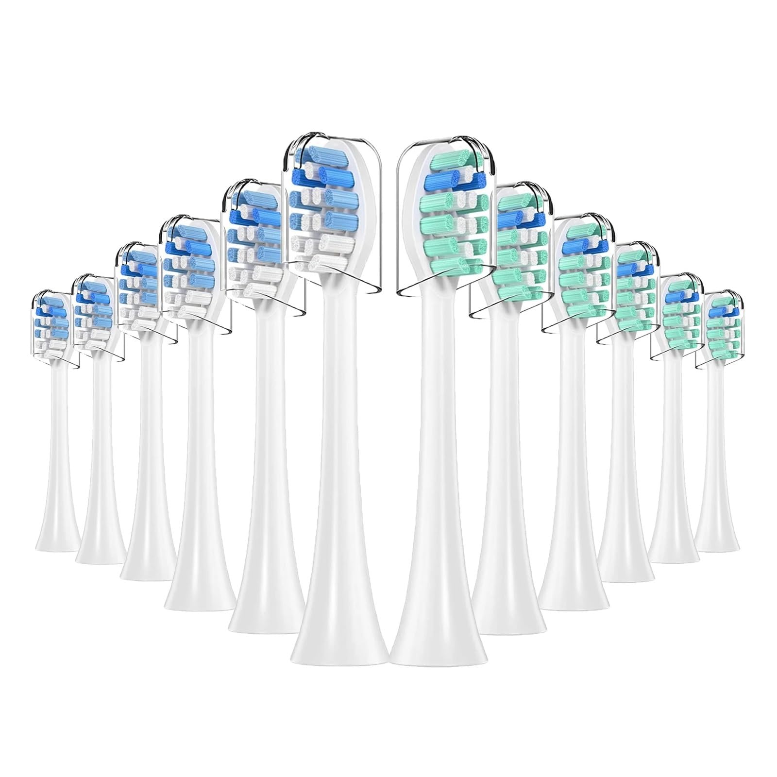 Cabezal De Cepillo De Repuesto, Compatible Con PH,4100 5100 6100 9023 | Cerdas de alta densidad: más cerdas brindan una cobertura más amplia(8pcs Blue)