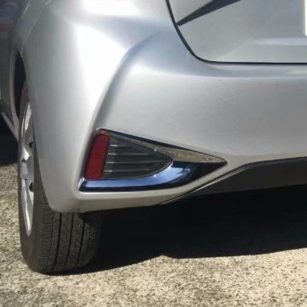 For Jeep Renegade 2015 2016 ABS Chrome Rear Fog Light Lamp Cover Trim