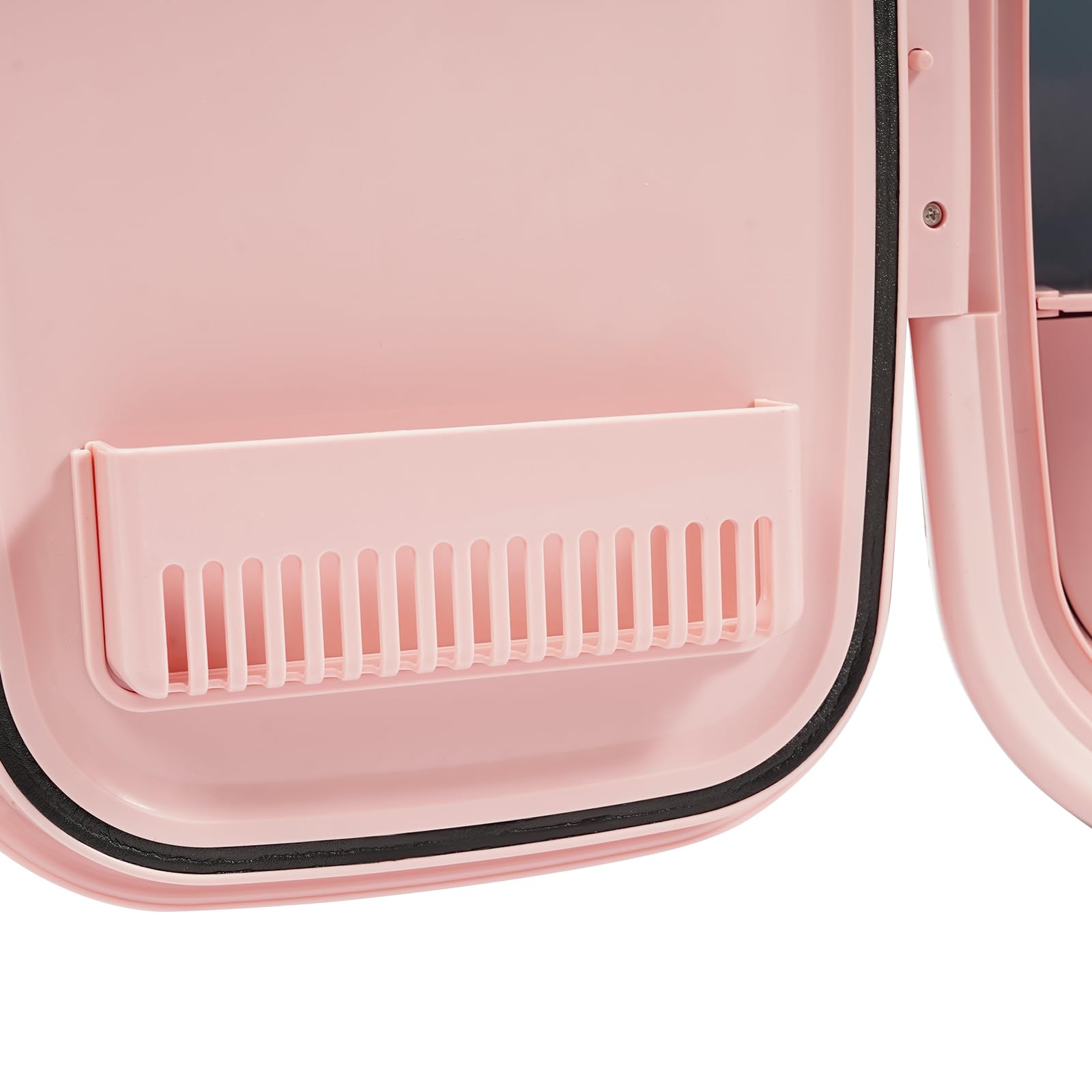 Mini frigorifero da 12 l, piccolo frigorifero per cosmetici, Skincare Fridge, silenzioso, fresco e caldo per stanza, DC12 V/AC220-240 V, per camera da letto, ufficio, dormitorio, auto, rosa