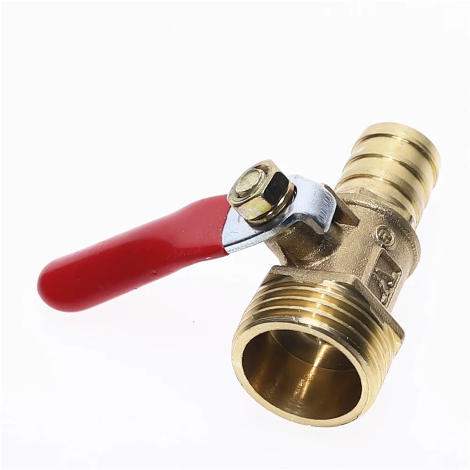 Conector de manguera con válvula para detener fugas y regular la presión en tubos de 12mm