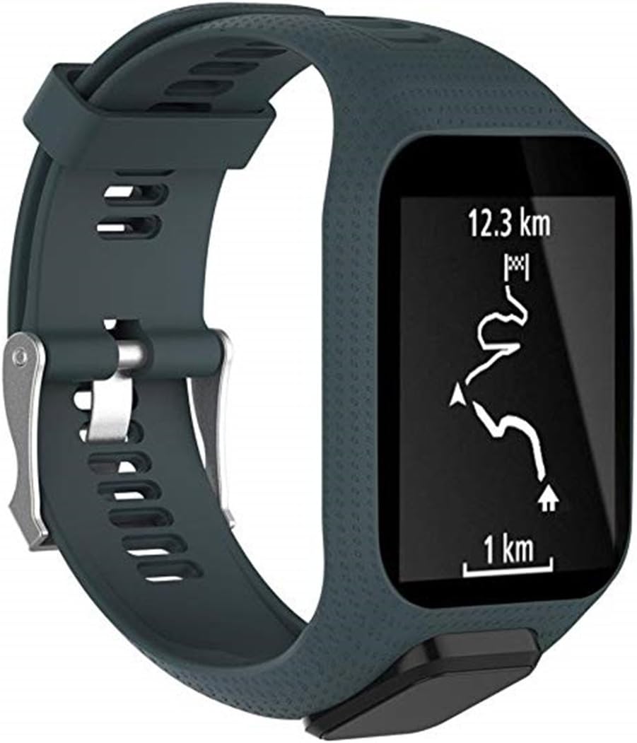 TopTen, cinturino di ricambio in silicone per smartwatch TomTom Runner