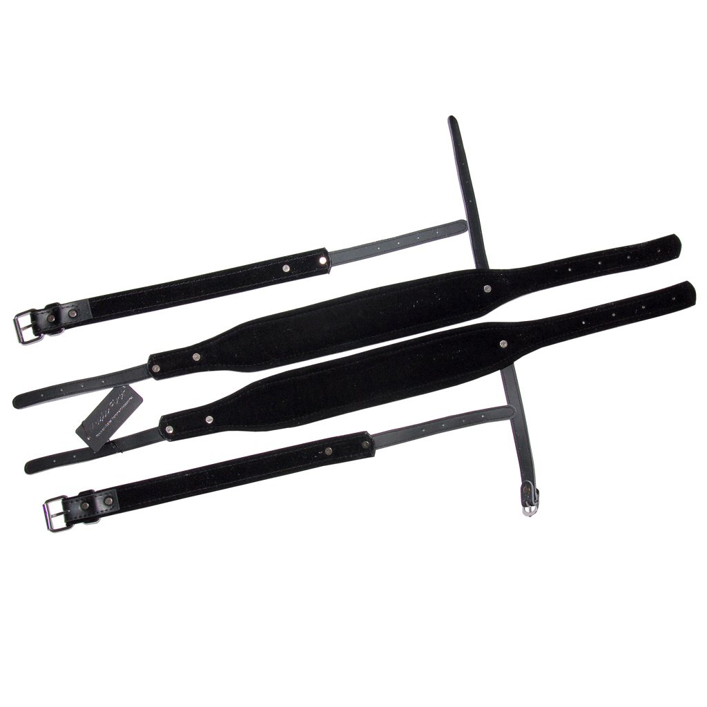 Snapklik.com : Black Genuine Leather Super Wide Thick Comfortable 96 ...