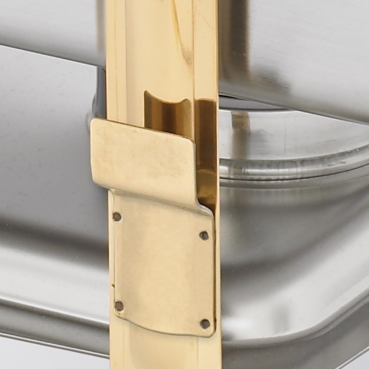 Winco Malibu Stainless Steel Chafer with Gold Accents, 8 Quart