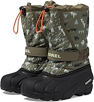 Vista 4 de Sorel Botas con estampado de flurry para niños jóvenes